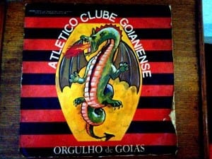 Capa de disco comemorativo ao titulo goiano de 1964