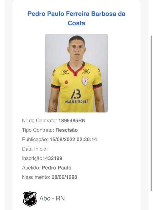 Pedro Paulo BID Atlético-GO
