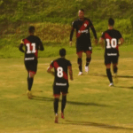Atlético-GO comemorando x Grêmio Anápolis 2023