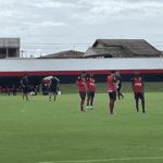 Atlético-GO treinando