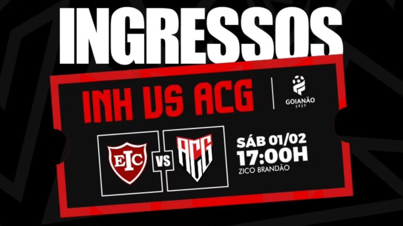 Saiba como comprar os ingressos para a partida entre Inhumas e Atlético