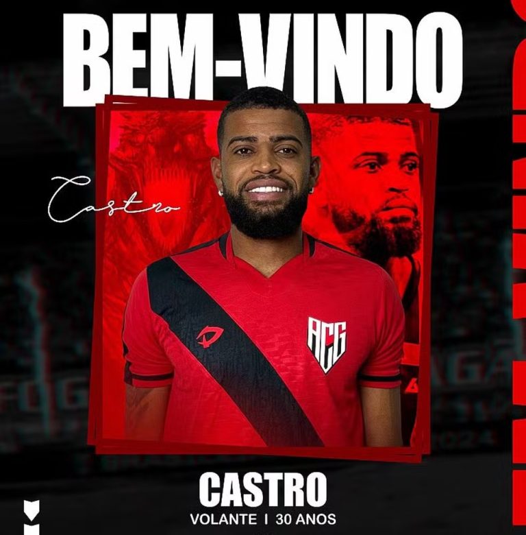 Castro. Foto: Divulgação/Atlético-GO